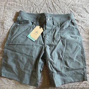 Prana Brion Short II Grey Blue size 30 inseam 9
